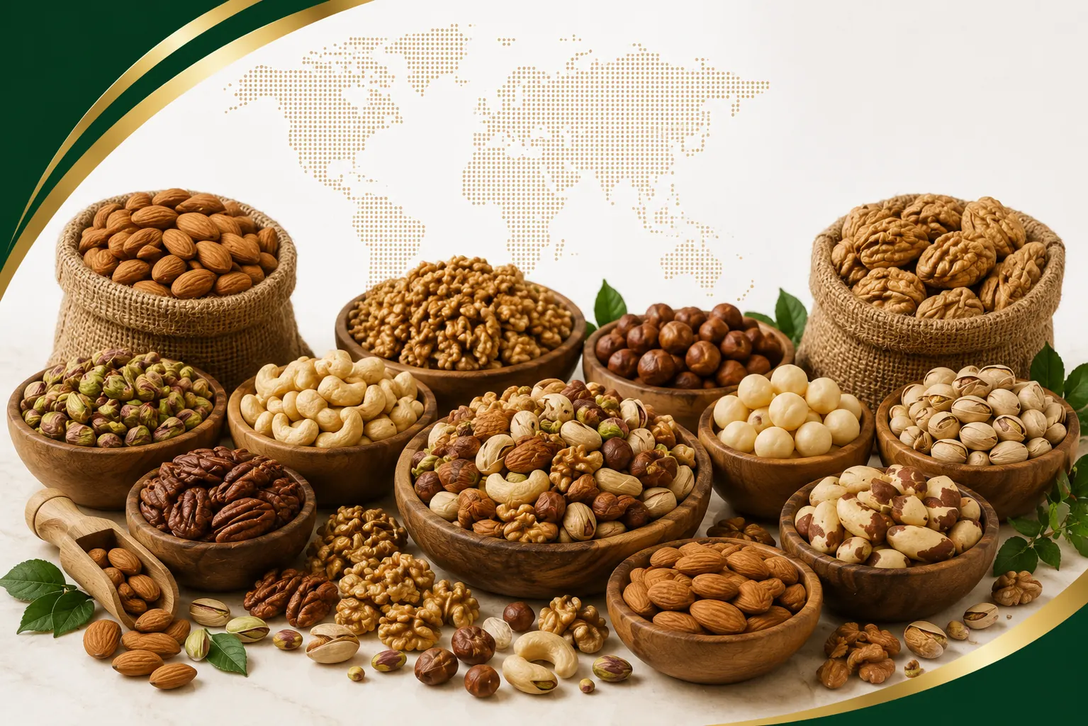 مكسرات فاخرة متنوعة